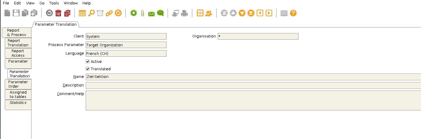 Fig.: Subtab 'Parameter Translation'