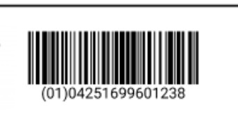 EAN-128/GS1-128 barcode example