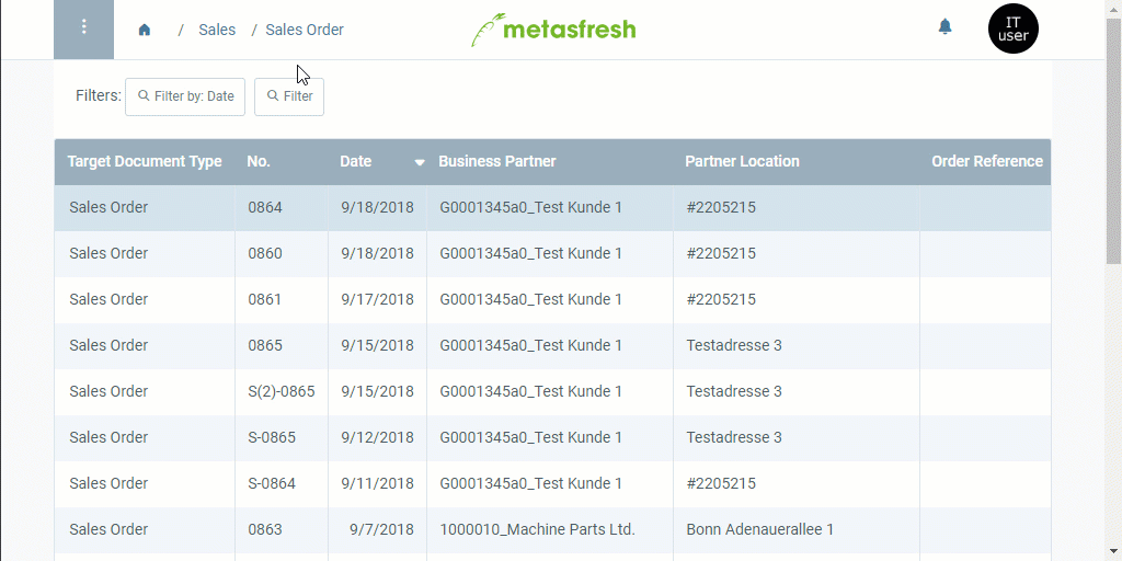 GIF: How to void a sales order along with all related documents